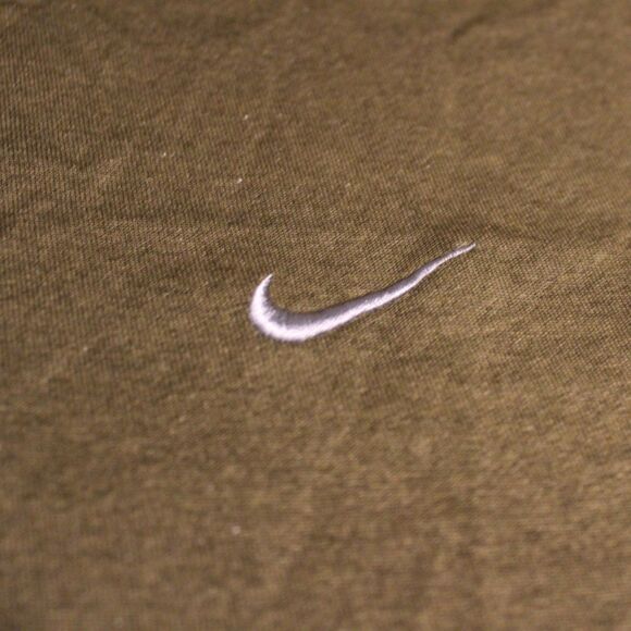 Men's Nike Dry Fit Short Sleeve Pullover Shirt Olive Green Size XL Extra-Large - Picture 8 of 9